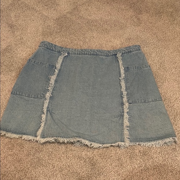 Umgee Dresses & Skirts - Umgee Blue Jean Skirt